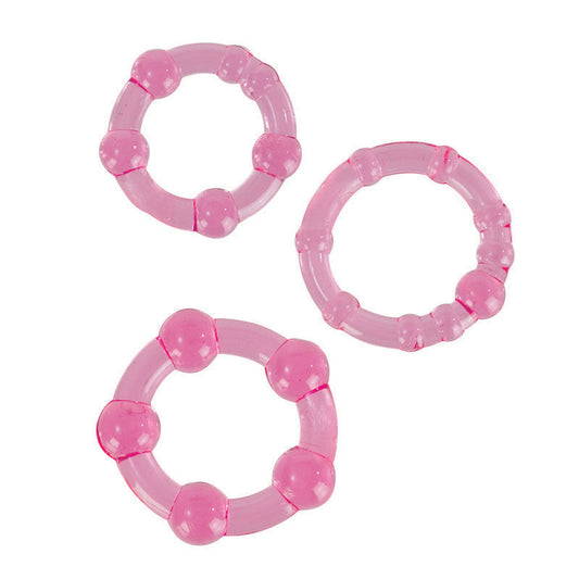 Silicone Island Rings-pink