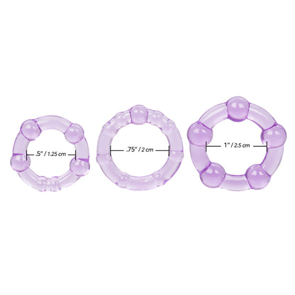 Silicone Island Rings-purple