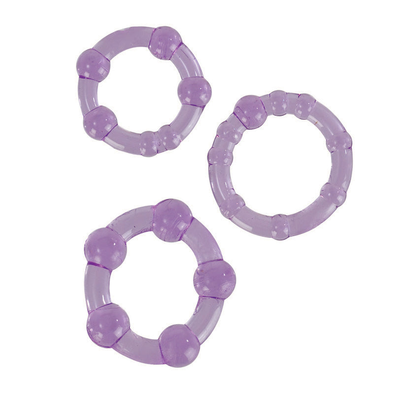 Silicone Island Rings-purple