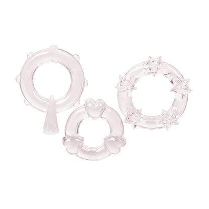 Magic C Rings Set Of 3 Clear