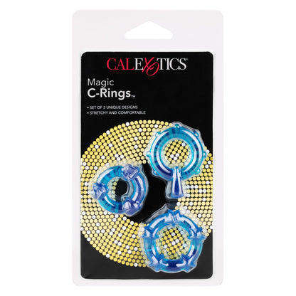 Magic C Rings Set Of 3 Blue