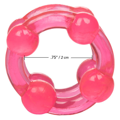 Island Double Stacker Rings -Pink