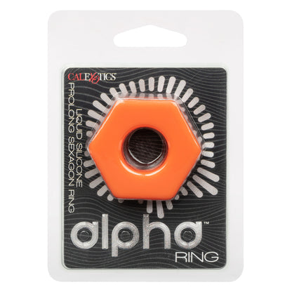 Alpha Prolong Sexagon Ring Orange