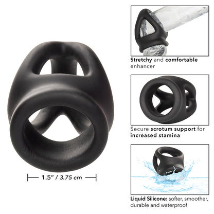 Alpha Liquid Silicone Dual Cage Ring