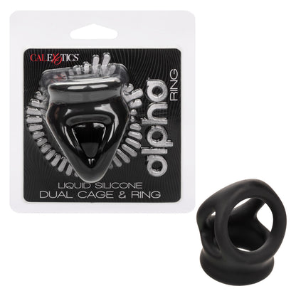 Alpha Liquid Silicone Dual Cage Ring