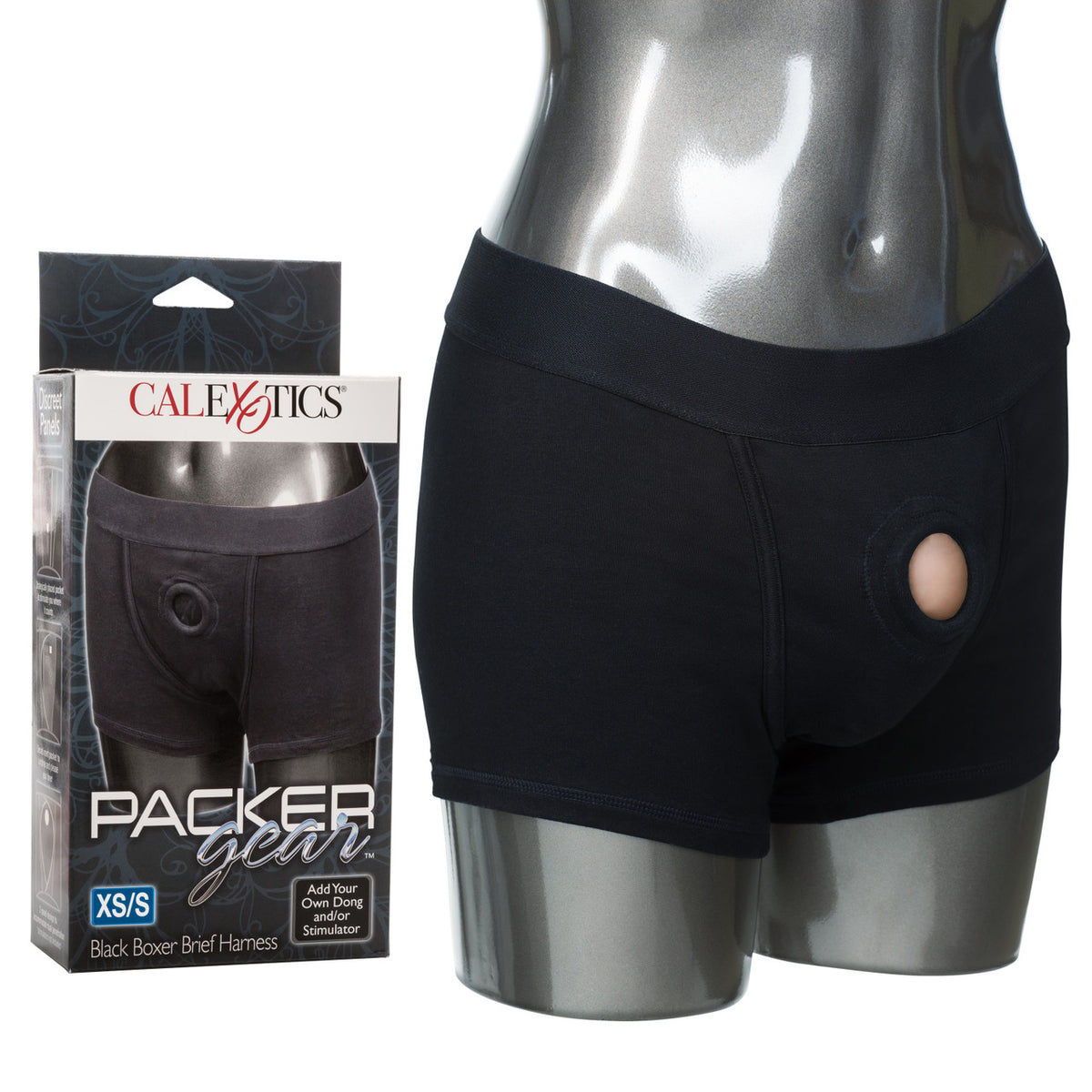 Packer Gear Black Boxer Harness XS/S