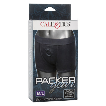Packer Gear Black Boxer Harness M/L