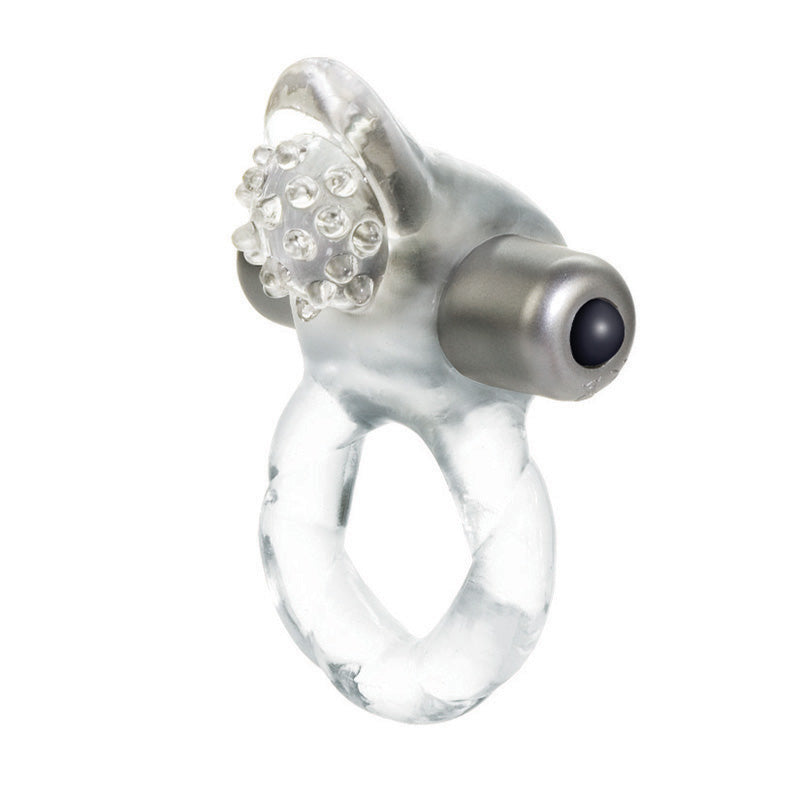 Lovers Delight Nubby With Removable 3 Speed Stimulator Clear