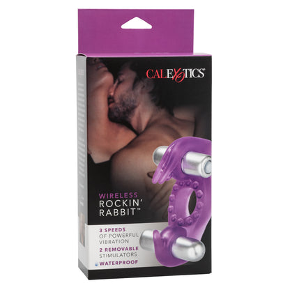 Wireless Rockin Rabbit Vibrating Ring Purple