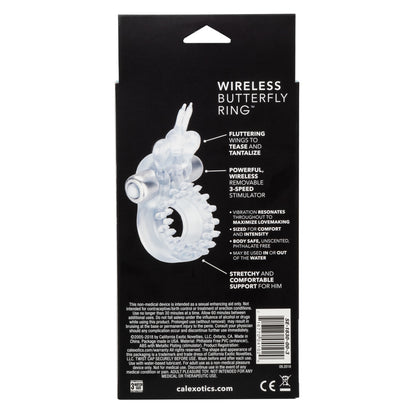 Wireless Butterfly Waterproof Couples Ring - Clear