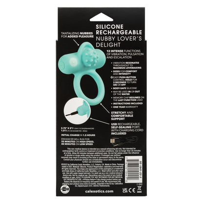 Silicone Recharge Nubb Love Delight Teal