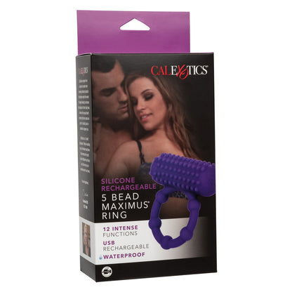Silicone Recharge 5 Bead Maximus Ring