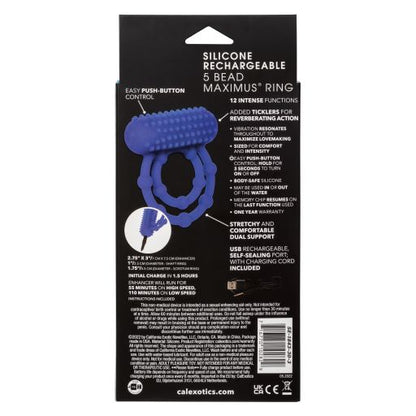 Silicone Recharge 10 Bead Maximus Ring