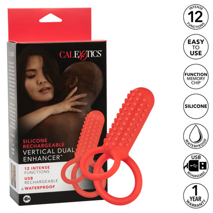 Silicone Recharge Vert Dual Enhance Red