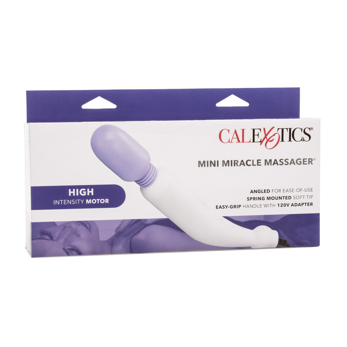 My Mini Miracle Massager Electric 2 Speed 120 Volt 8" - White/Purple