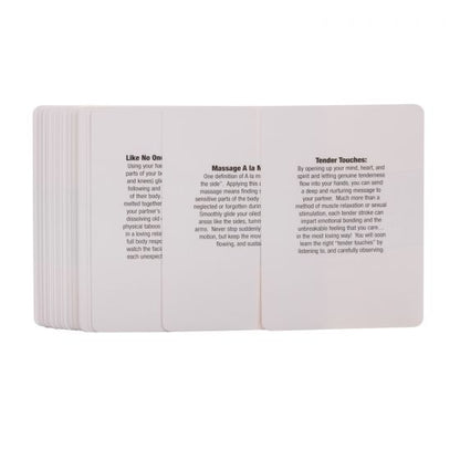 Touch Me Erotic Massage Card Game