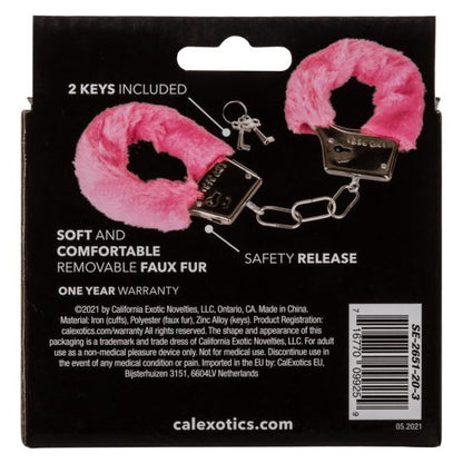 Playful Furry Cuffs Pink
