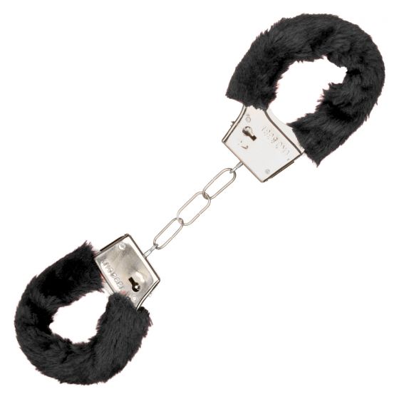 Playful Furry Cuffs Black
