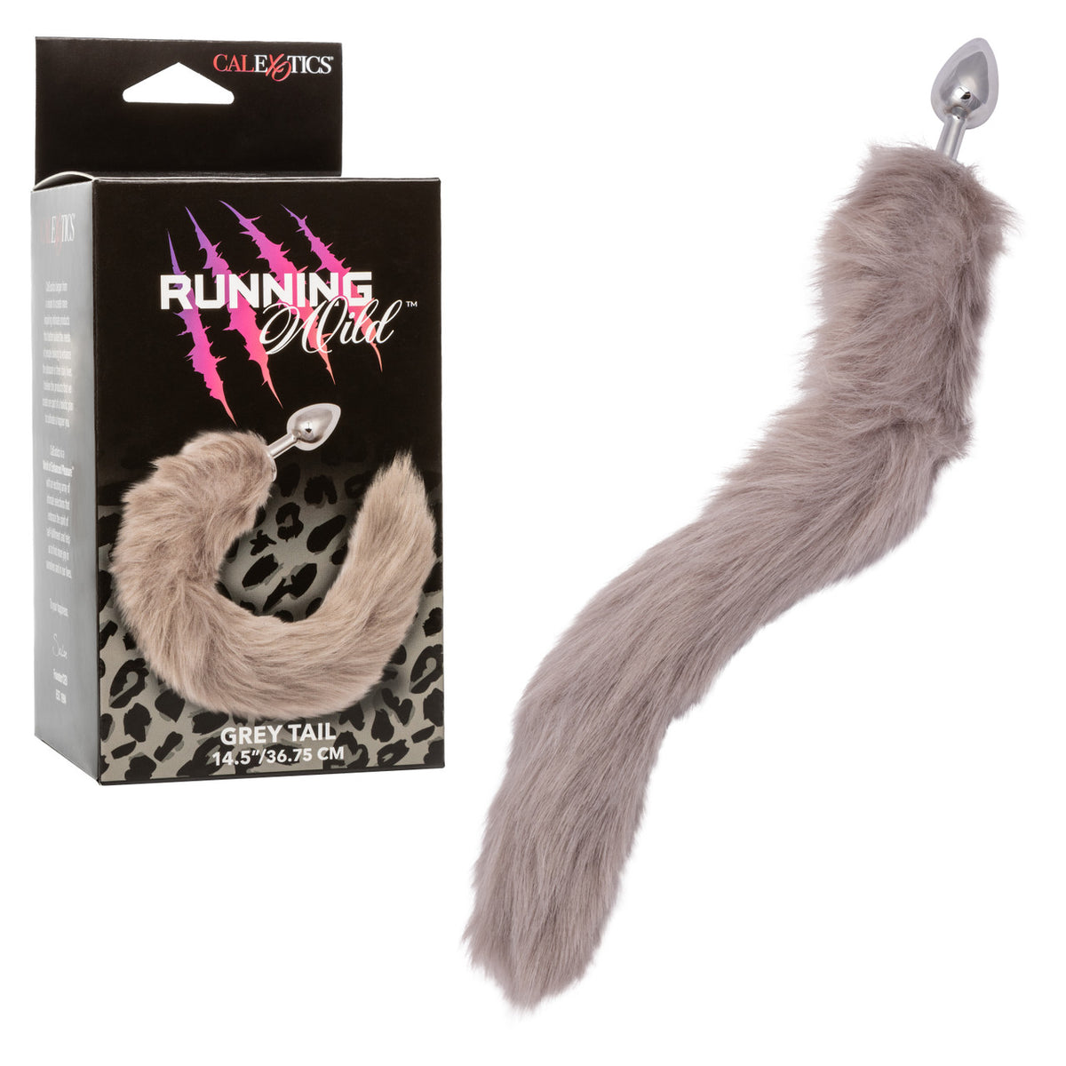 Running Wild Grey Tail Metallic Anal Probe