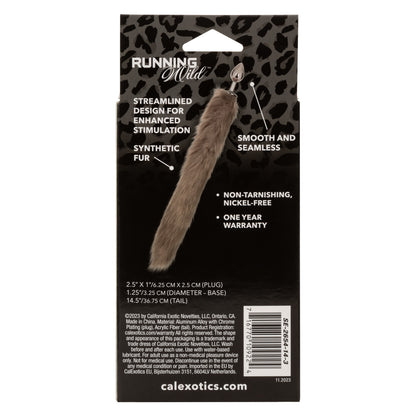Running Wild Grey Tail Metallic Anal Probe
