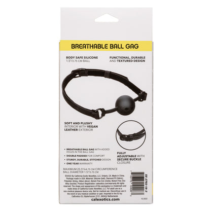 Boundless Breathable Ball Gag Black