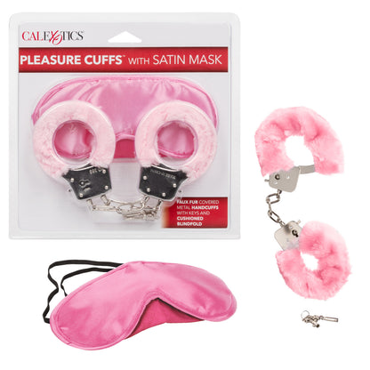 Pleasure Cuffs with Satin Mask