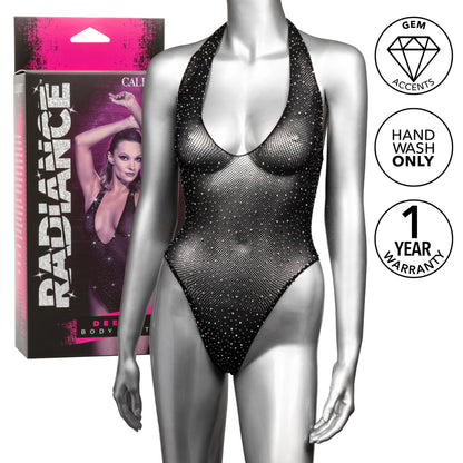 Radiance Deep V Body Suit Black