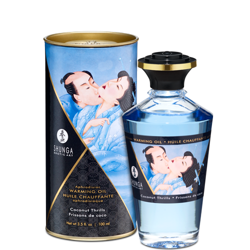 Warming Massage Oil Coconut Thrills 3.5 OZ