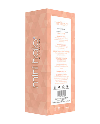 Mini Halo Wireless Wand 20x Silicone Peach Fuzz
