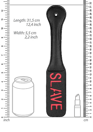 Ouch! Paddle - SLAVE - Black