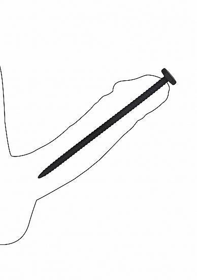 Silicone Screw Plug Set - Urethral Sounding - Black