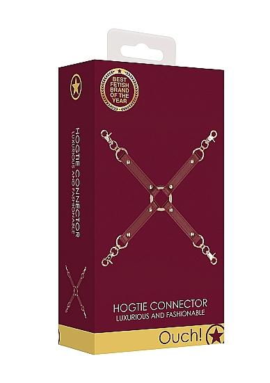 Ouch Halo Hogtie Connector Burgundy