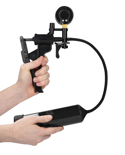 Pumped Elite Beginner Pump With Gauge Black