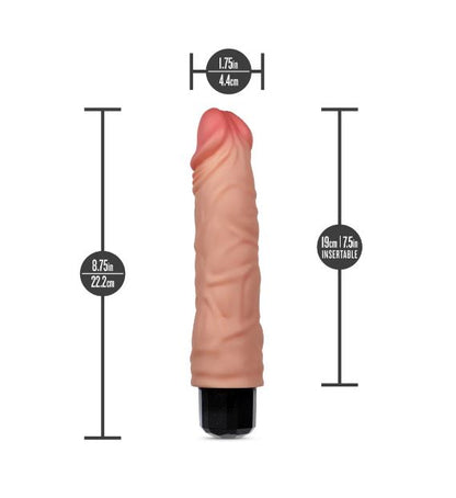 DR. Skin Dr. Hunt Realistic Vibrating 8.5IN Beige