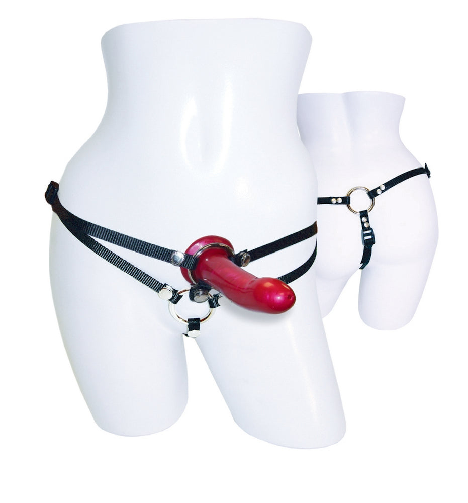 Menage A Trois Double Penetration Harness & Dildo Set