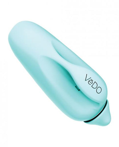 Vedo Vivi Rechargeable Finger Vibe Tease Me Turquoise