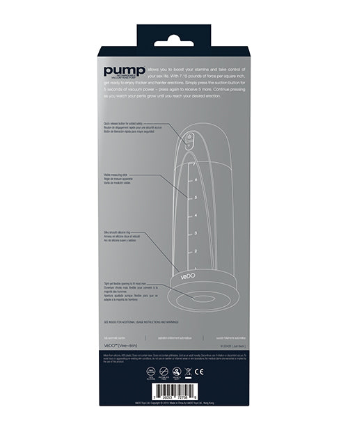 Pump Rechargeable Vacuum Penis Pump Black