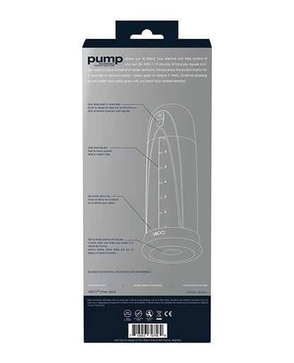 Pump Rechargeable Vacuum Penis Pump Black
