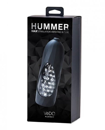 Vedo Hummer 2.0 Rechargeable Vibrating Sleeve Black Pearl