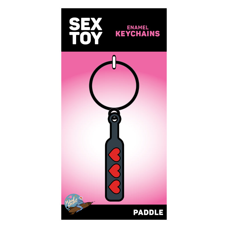 Sex Toy Keychain Hearts Paddle