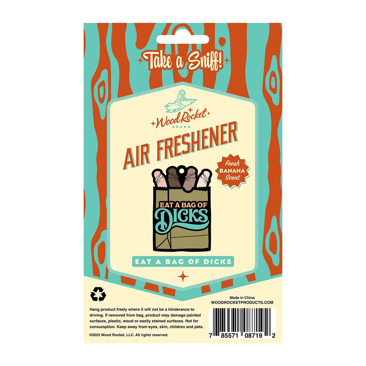 Wood Rocket Air Freshener Bag Of Dicks