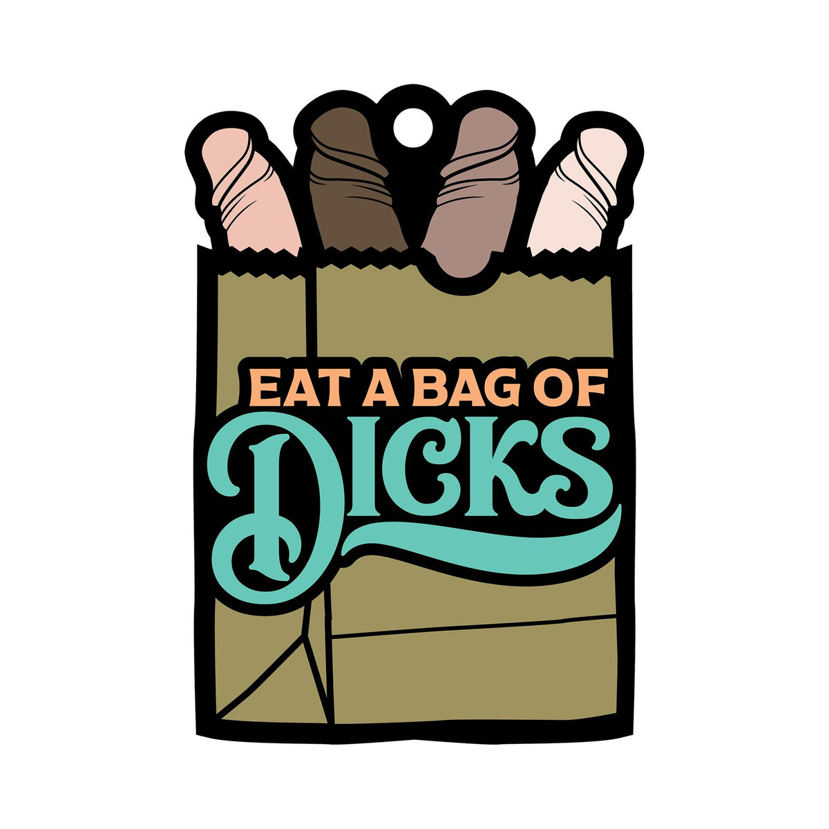 Wood Rocket Air Freshener Bag Of Dicks