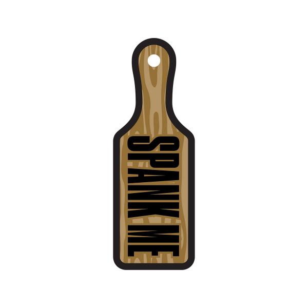 Wood Rocket Air Freshener Spank Me Paddle