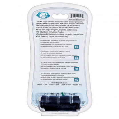 Cloud 9 Health & Wellness Flutter Oral Tongue Stimulator Teal