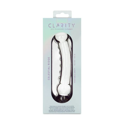 Clarity Glass Dildo Celestial Ridge