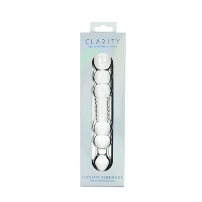 Clarity Glass Dildo Elysian Serenade