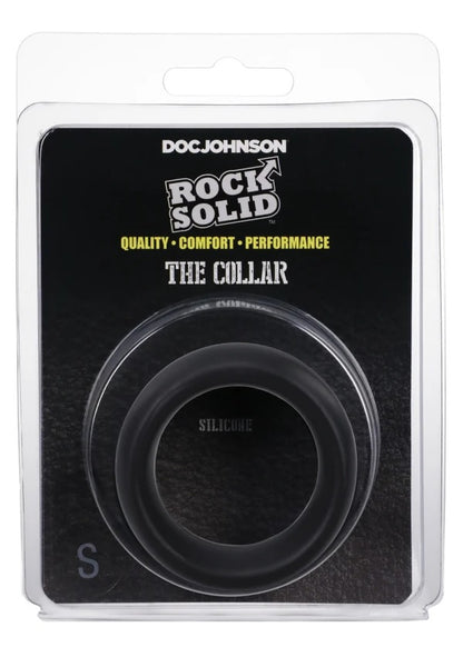 Rock Solid Silicone Black C Ring, Small (1 3/4in) In A Clamshell