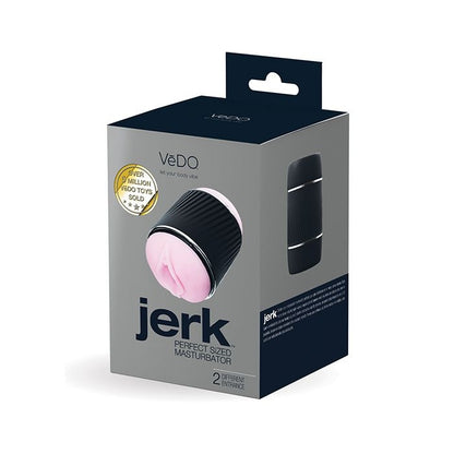Vedo Jerk Masturbation Sleeve Black With Pink Sleeve
