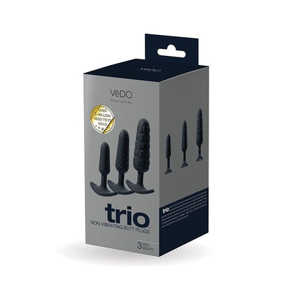 Vedo Trio Anal Plug Set Black