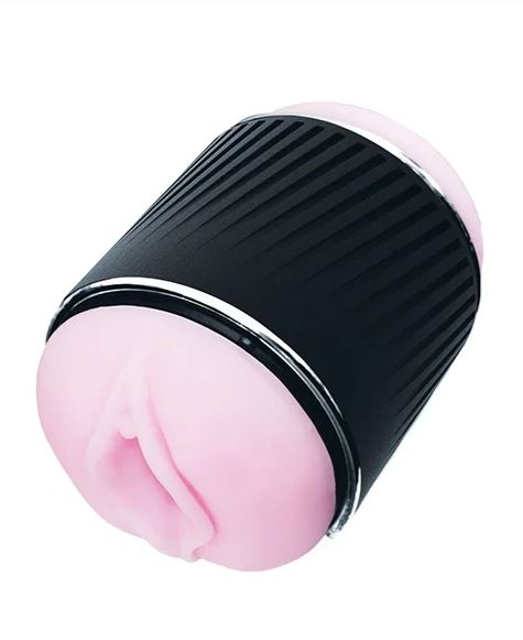 Vedo Jerk Masturbation Sleeve Black With Pink Sleeve